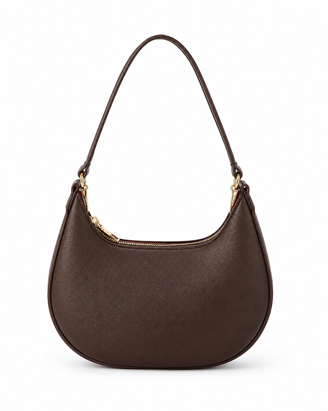 Chocolate Brown Crescent Shoulder Bag – China Imported
