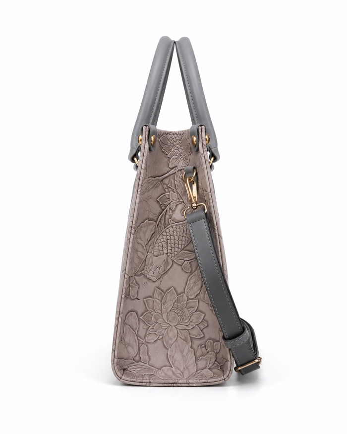 Luxe Embossed Botanical Tote Bag – China Imported