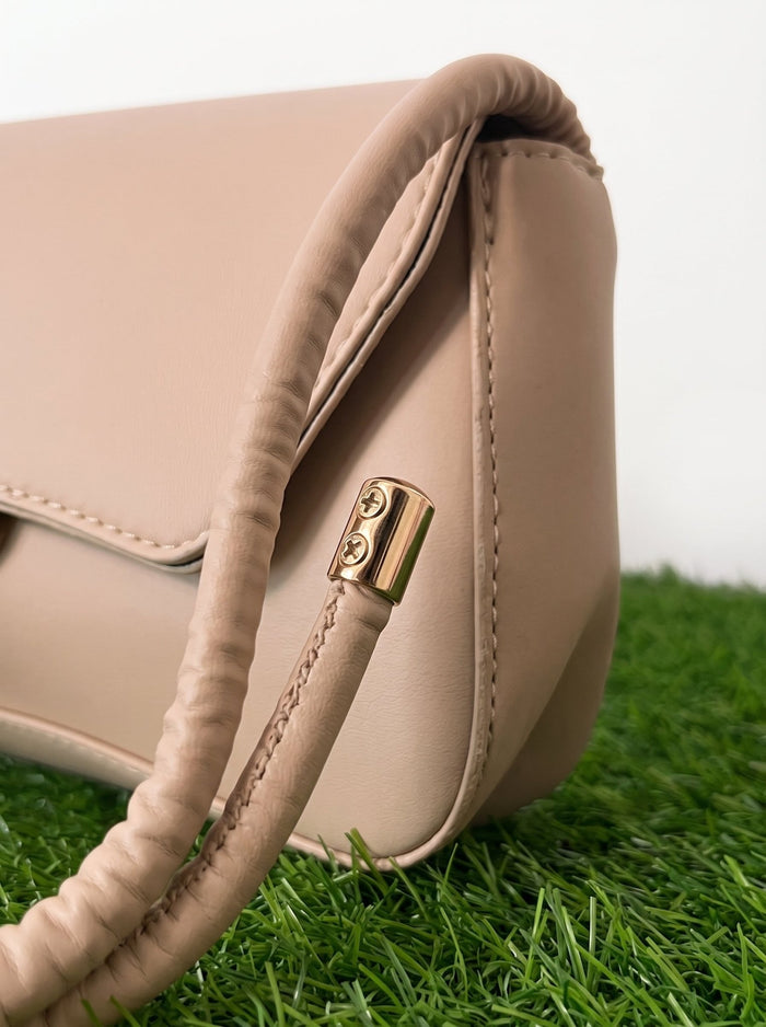 Nude Envelope Flap Crossbody Bag - ZN Stores