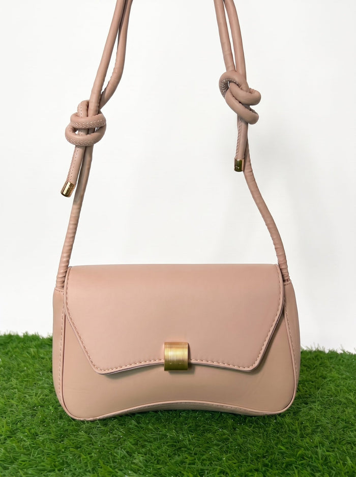 Nude Envelope Flap Crossbody Bag - ZN Stores